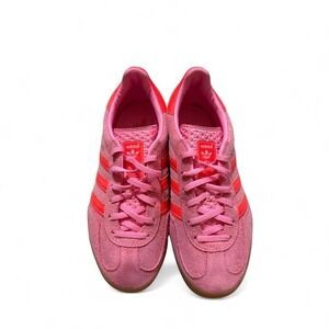 Adidas Gazelle pink sneakers .